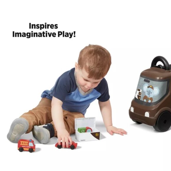 NEW Radio Flyer UPS Truck Toy Car Photoshoot Prop Photography tools props baby N - Picture 8 of 16